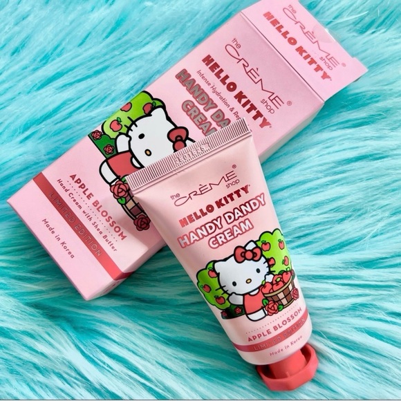 ⭐️ Crème Shop X Sanrio Apple Blossom Hello Kitty Limited Edition Hand Cream - Picture 5 of 6